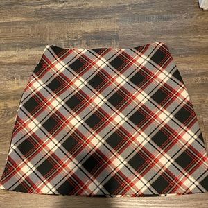 H&M plaid skirt